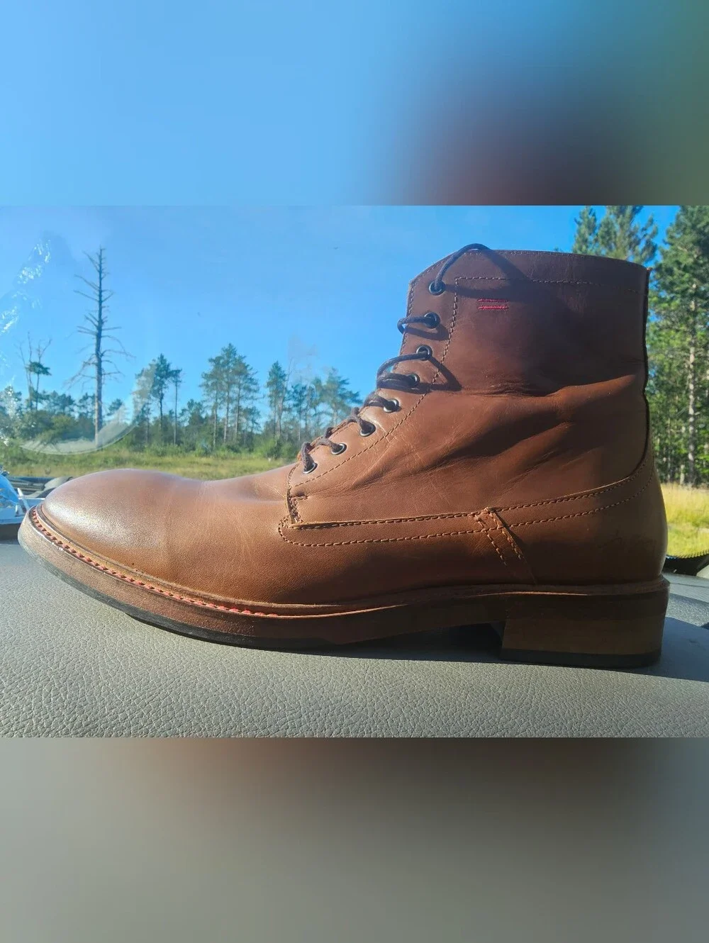 These are the NiK Kacy Limited-Edition Dress Boots in brown leather. Size 40 UK.